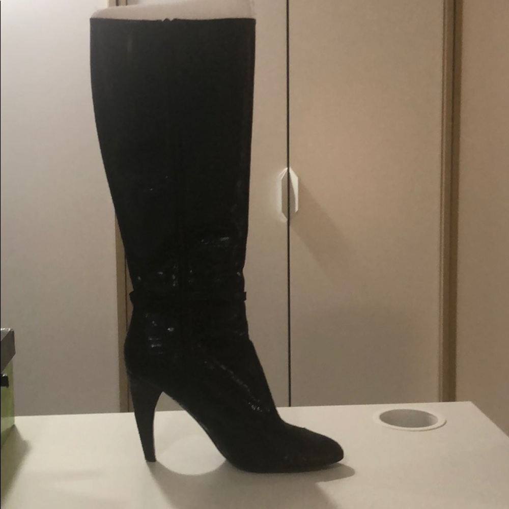 Sam Edelman Boots black boa